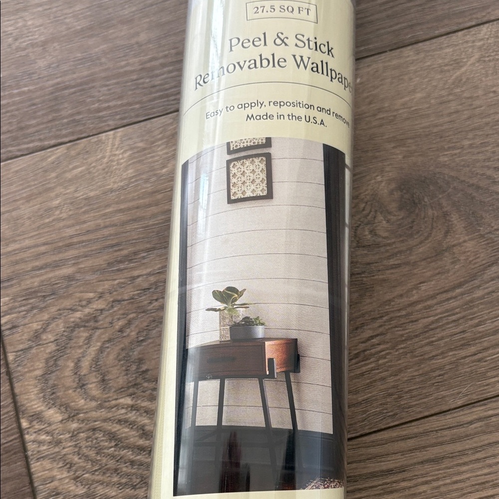 Threshold Peel & Stick Wallpaper - Cream and Brown